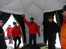 Inside the DRASH tent