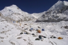Xtreme Everest camp looking east to Cho Oyu