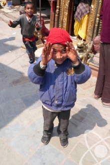 Nepalese boy in Durbar Square
