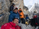 IMAX and Sherpas on top of Kala Patar