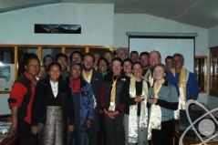 Namche youth group with CXE team members