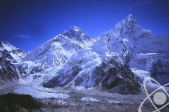 Everest towering over the South Side Basecamp